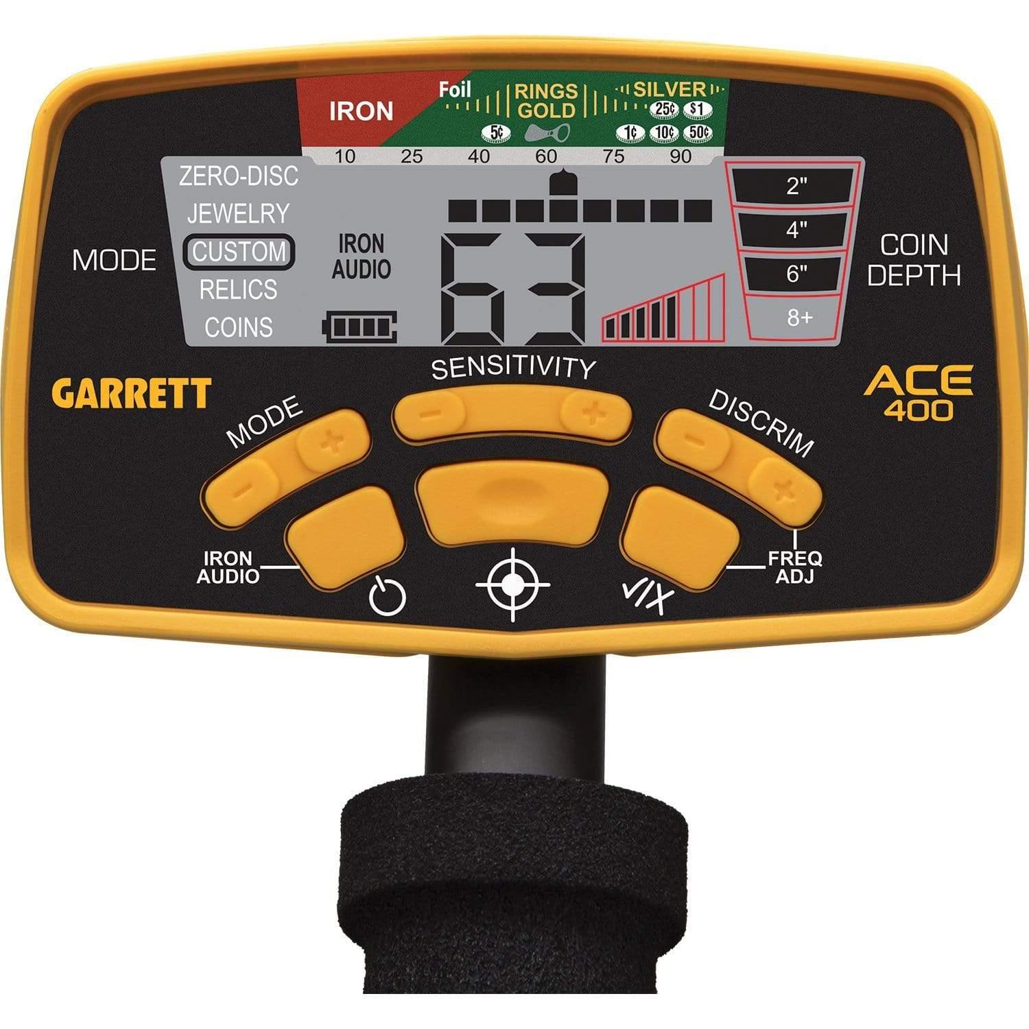 Garrett ACE 400 Metal Detector Special with AT Pinpointer